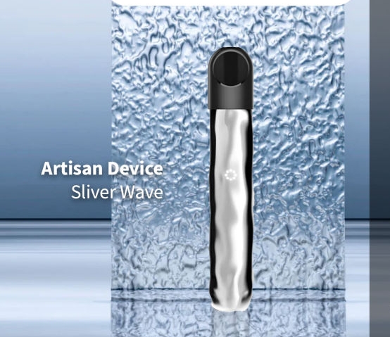 RELX Metal Artisan Vape Device - Ola Plateada: La elecci&oacute;n perfecta para el vapeo premium en Chile