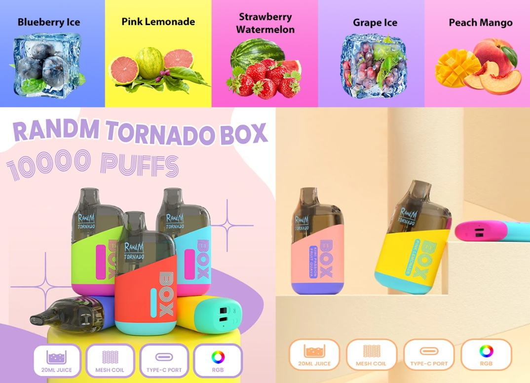 Fumot Tornado Box 10000 Puffs Vape - Hielo Exuberante: La Revoluci&oacute;n del Vapeo en Costa Rica